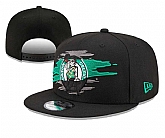 Celtics Team Logo Tear Black New Era Adjustable Hat YD,baseball caps,new era cap wholesale,wholesale hats